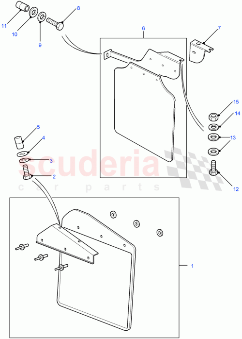 Part Diagram for Land Rover WA106042