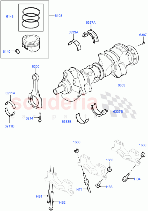 Part Diagram for Land Rover LR158420