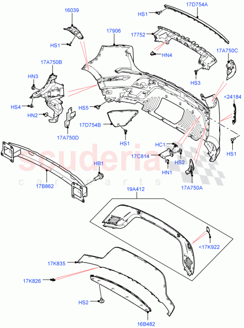 Part Diagram for Land Rover LR161463