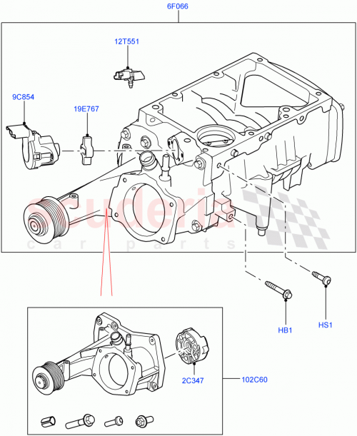 Part Diagram for Land Rover LR087236