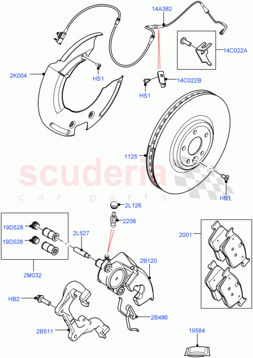 Part Diagram for Land Rover LR161042