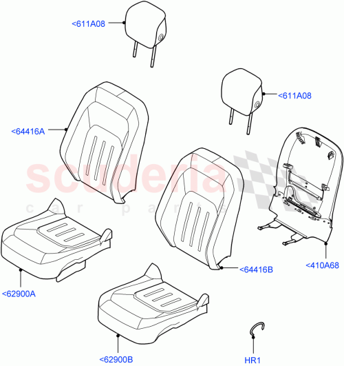 Part Diagram for Land Rover LR162968