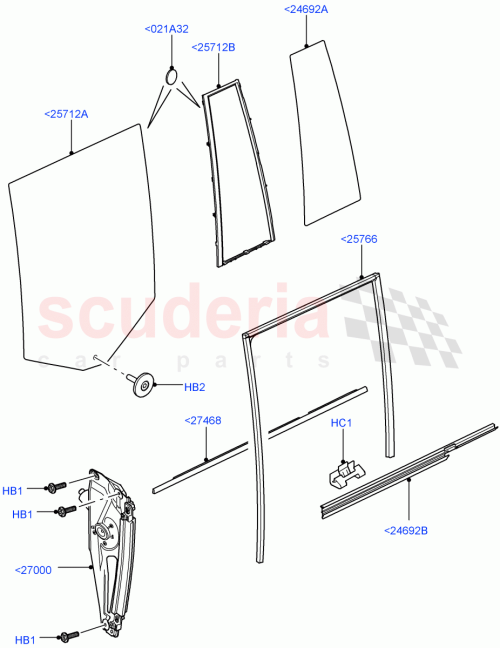 Part Diagram for Land Rover LR040923