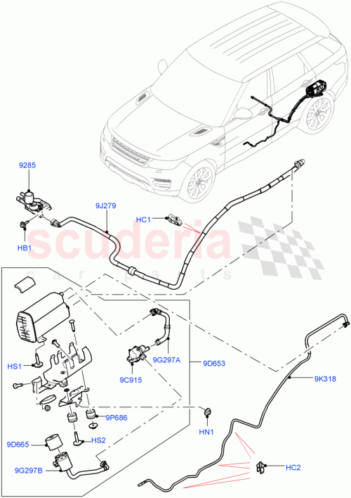 Part Diagram for Land Rover LR117394
