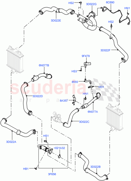 Part Diagram for Land Rover LR054617