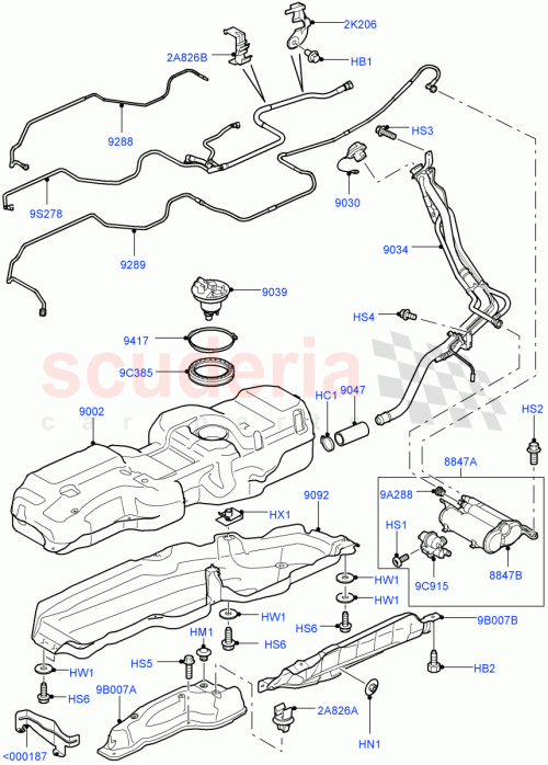 Part Diagram for Land Rover LR014051