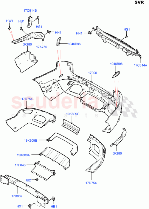 Part Diagram for Land Rover LR062313