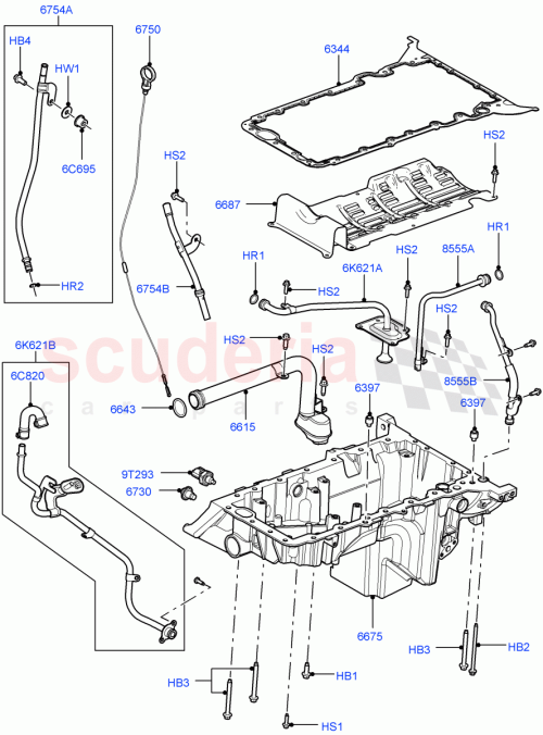 Part Diagram for Land Rover LR003581