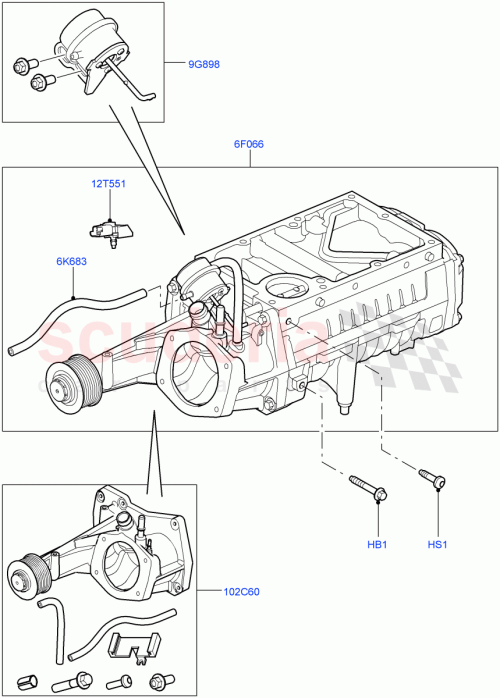 Part Diagram for Land Rover LR011341