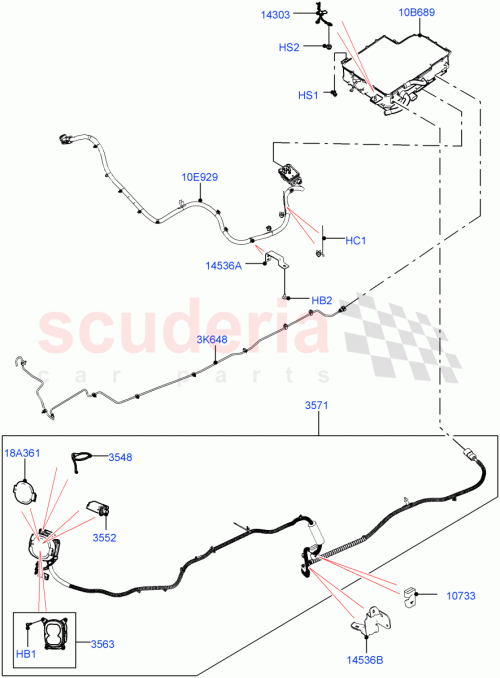 Part Diagram for Land Rover LR121130