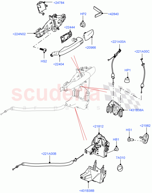 Part Diagram for Land Rover LR131374