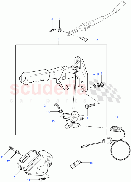 Part Diagram for Land Rover ADP710080