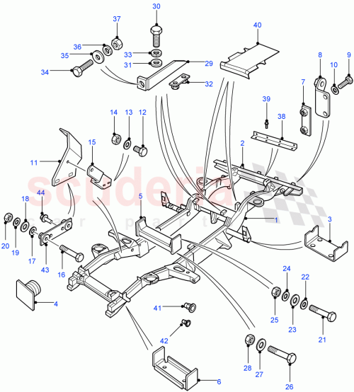 Part Diagram for Land Rover LR032843
