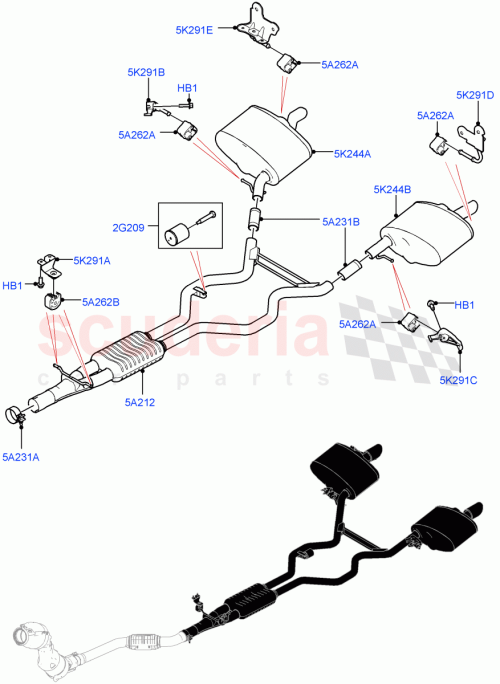 Part Diagram for Land Rover LR101087
