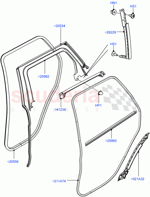 Part Diagram for Land Rover LR027356