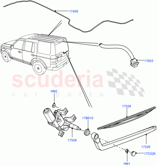Part Diagram for Land Rover DLB500074