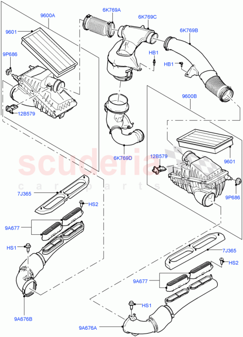 Part Diagram for Land Rover LR125265