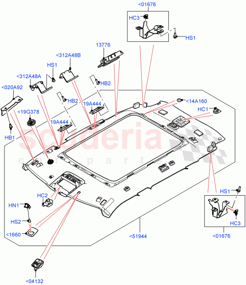 Part Diagram for Land Rover LR140176