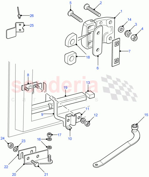 Part Diagram for Land Rover LR012202
