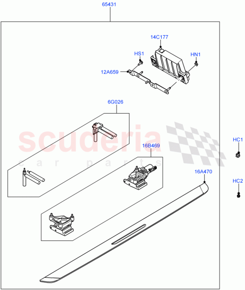 Part Diagram for Land Rover VPLKP0497
