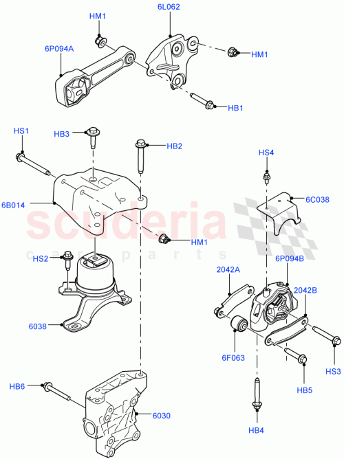Part Diagram for Land Rover LR095899