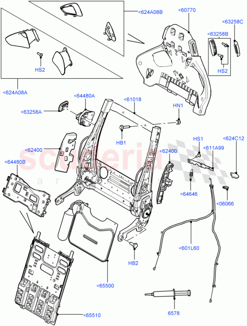 Part Diagram for Land Rover LR003501