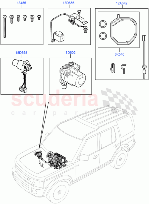 Part Diagram for Land Rover LR032353