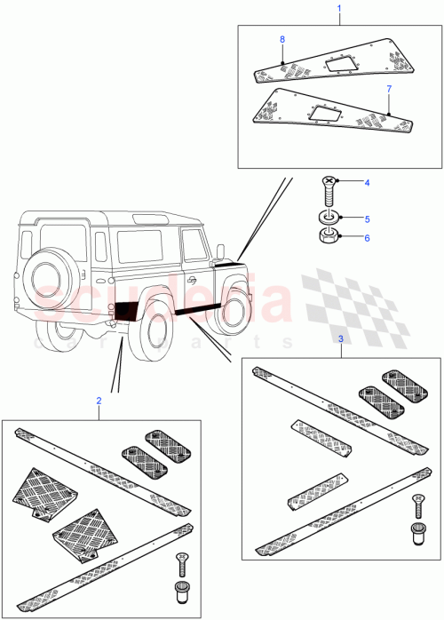 Part Diagram for Land Rover EBN500050