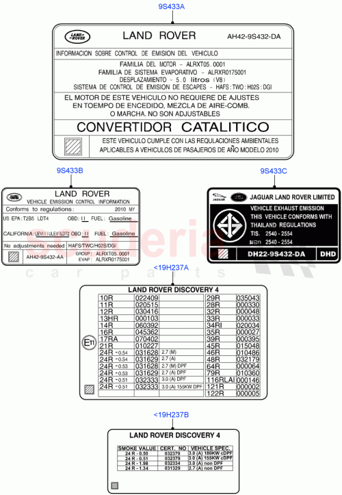 Part Diagram for Land Rover LR071339