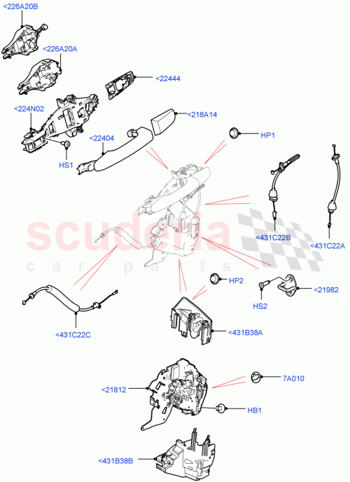 Part Diagram for Land Rover LR056232