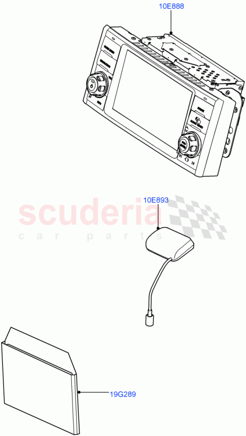 Part Diagram for Land Rover LR034142
