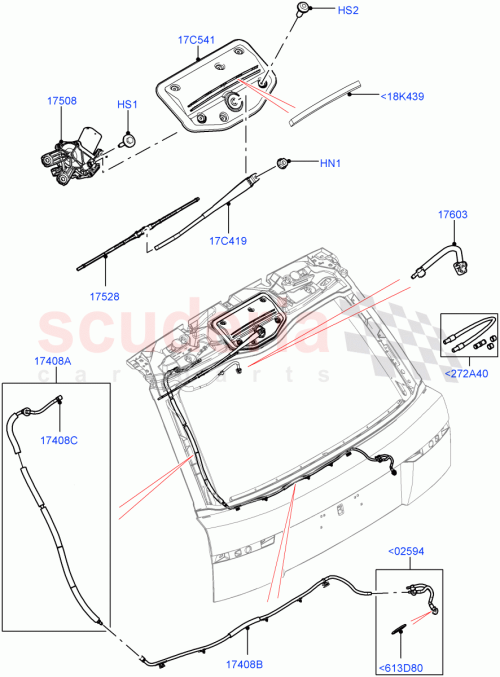 Part Diagram for Land Rover LR070661