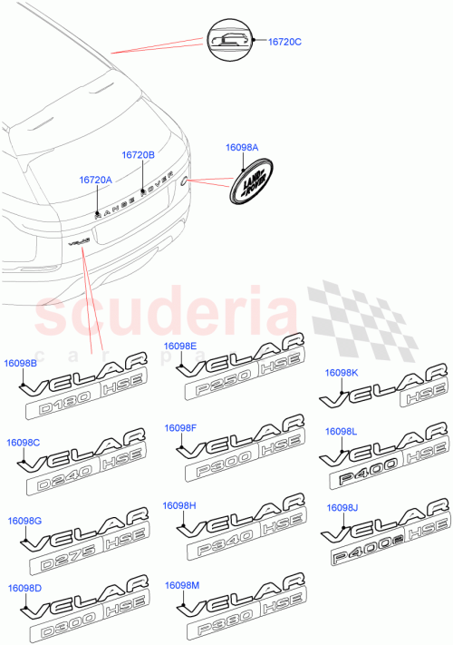 Part Diagram for Land Rover LR148136