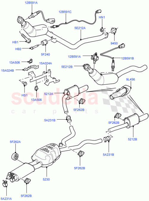 Part Diagram for Land Rover LR015382