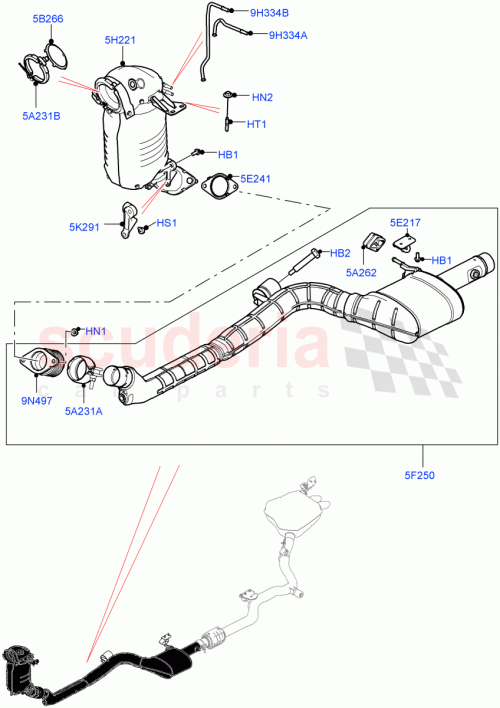 Part Diagram for Land Rover LR082694