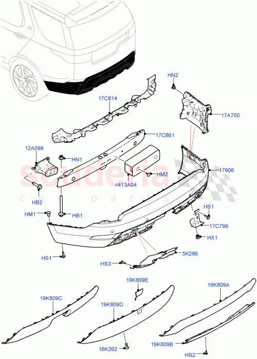 Part Diagram for Land Rover LR142601