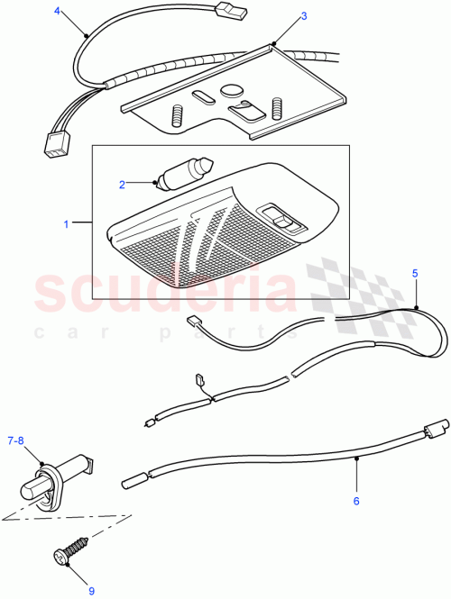 Part Diagram for Land Rover LR016282
