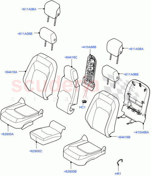 Part Diagram for Land Rover LR169364