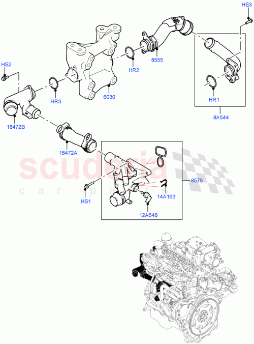 Part Diagram for Land Rover LR115297