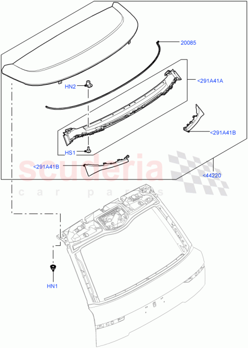 Part Diagram for Land Rover LR038608