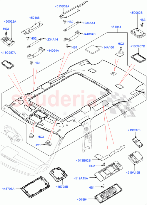 Part Diagram for Land Rover LR101905