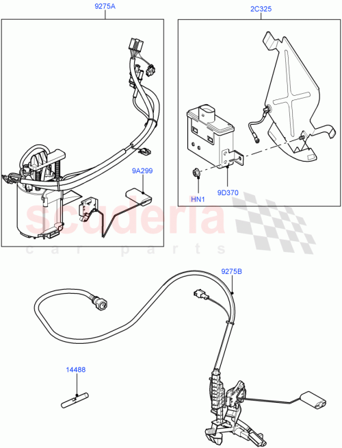 Part Diagram for Land Rover LR023306