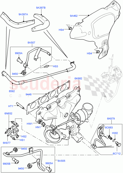 Part Diagram for Land Rover LR066515