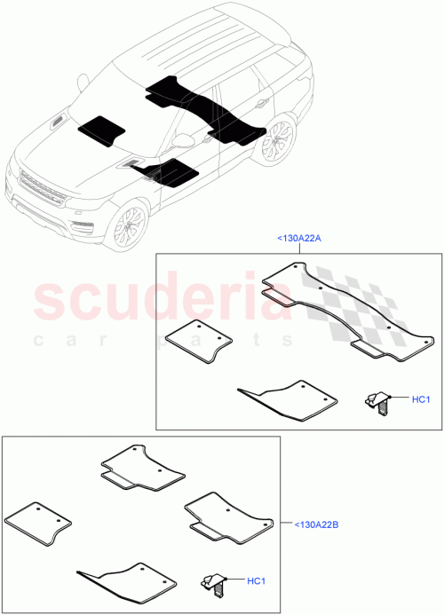 Part Diagram for Land Rover LR041629