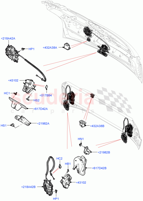 Part Diagram for Land Rover LR164881