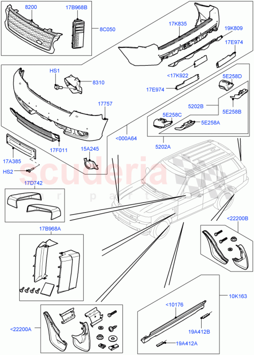 Part Diagram for Land Rover LR023795