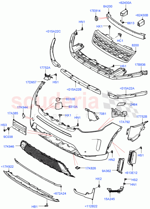 Part Diagram for Land Rover LR133275