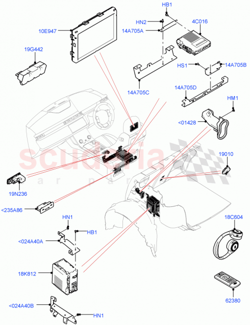 Part Diagram for Land Rover LR091928