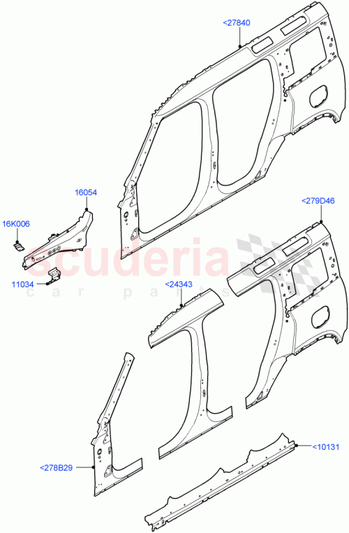 Part Diagram for Land Rover LR130714