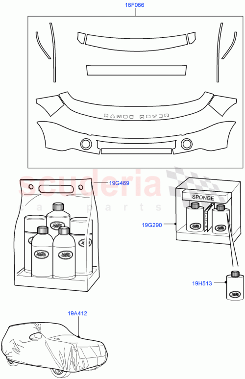 Part Diagram for Land Rover LR004905